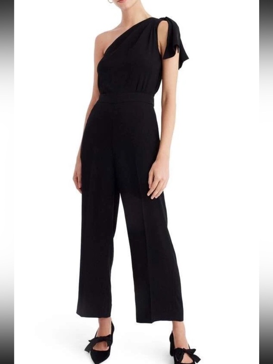 J. Crew Pants - J. Crew Black One-Shoulder Jumpsuit In Black